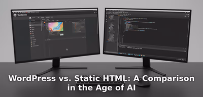 WordPress vs. Static HTML: A Comparison in the Age of AI