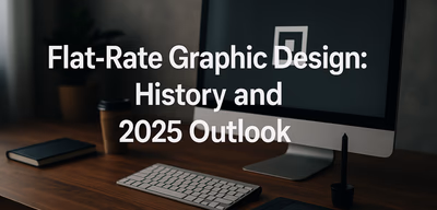 Flat-Rate Graphic Design: History and 2025 Outlook