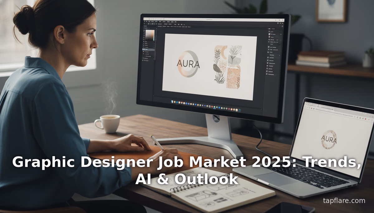 Graphic Designer Job Market 2025: Trends, AI & Outlook