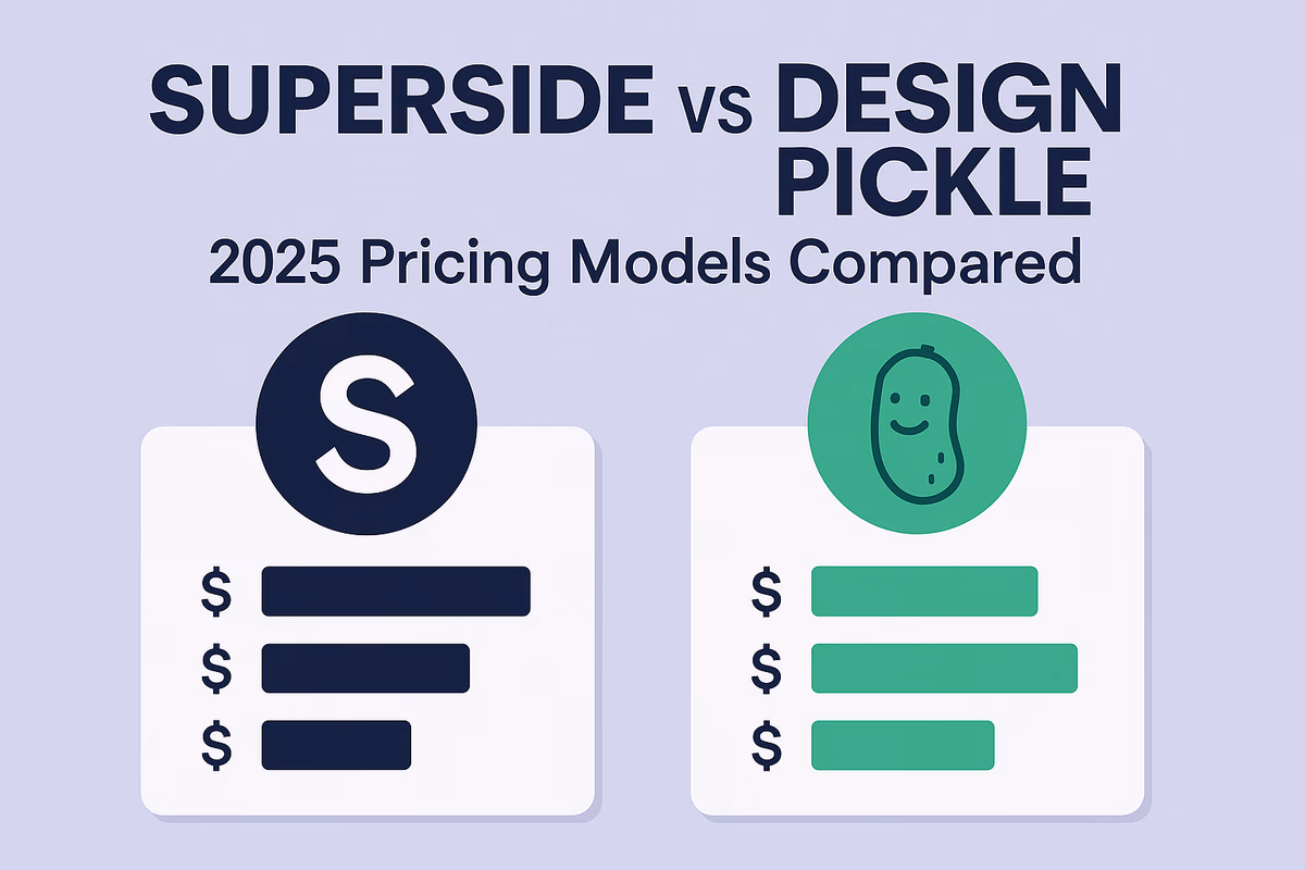 Superside vs Design Pickle: 2025 Pricing Models Compared