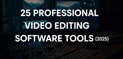 25 Professional Video Editing Software Tools (2025)